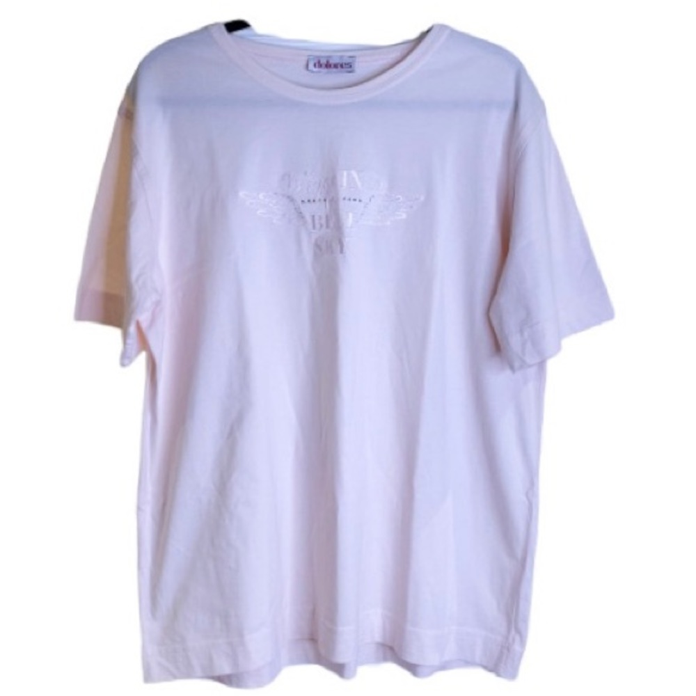 Dolores Pink T-Shirt 100 Cotton Size Extra Large
